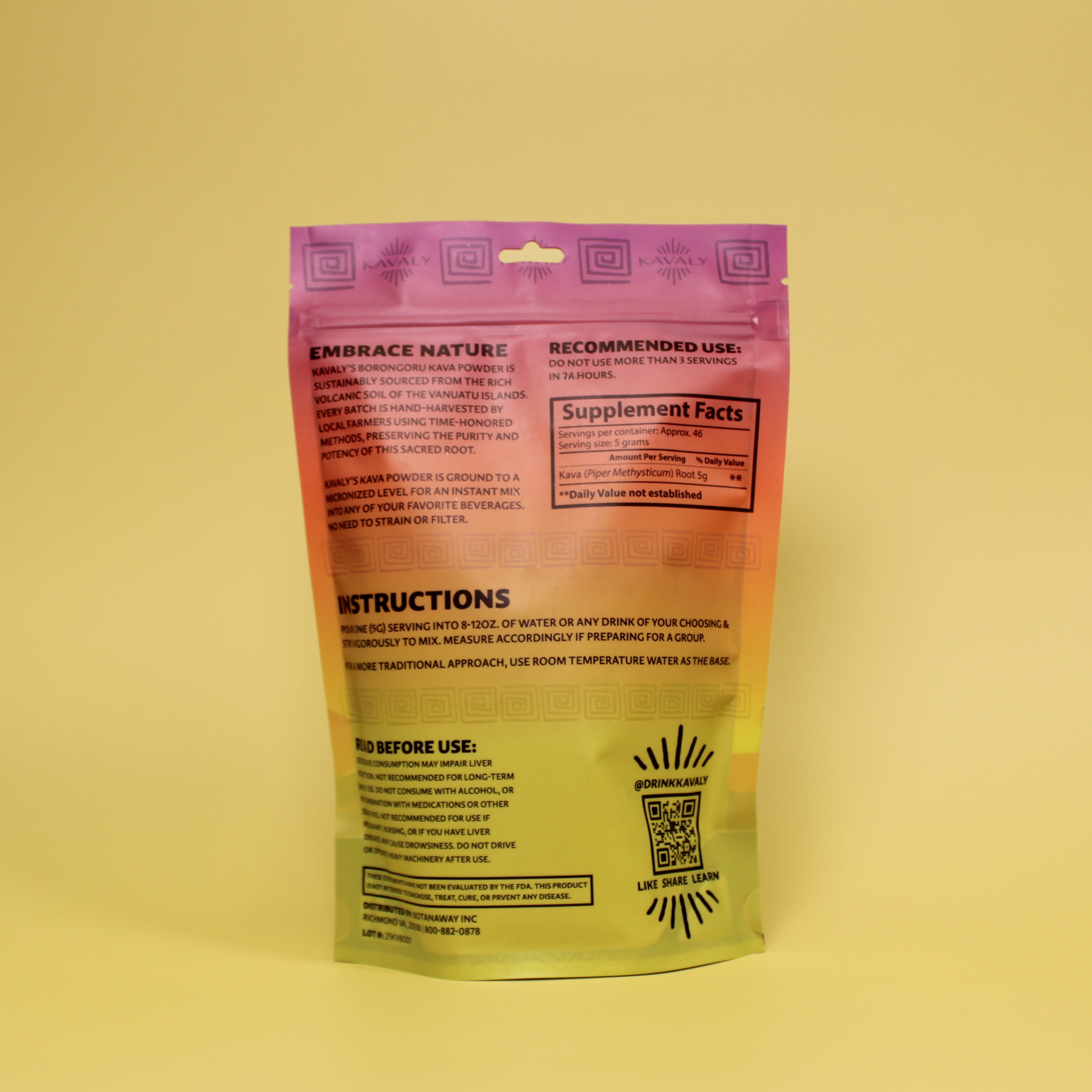 Kavaly Micronized Kava Powder