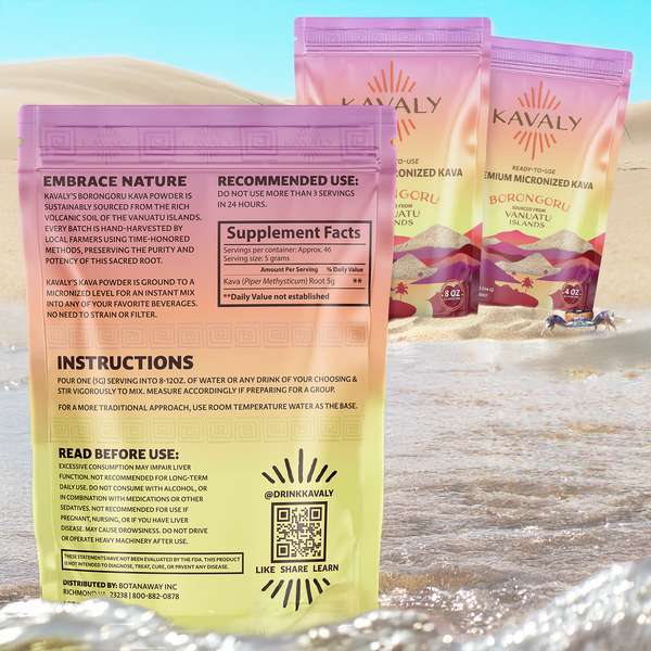 Kavaly Micronized Kava Powder