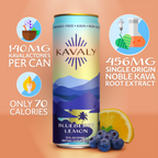 Kavaly Original Blueberry Lemon Kava-Infused Sparkling Tonic