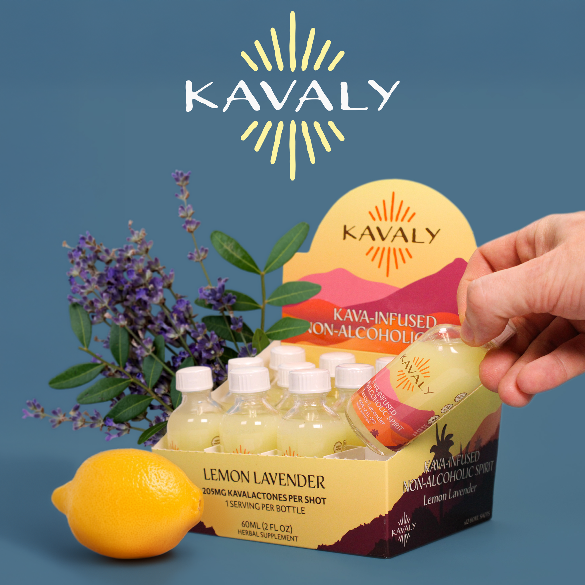 Kavaly Non-Alcoholic Kava-Infused Spirits 60ml Shot