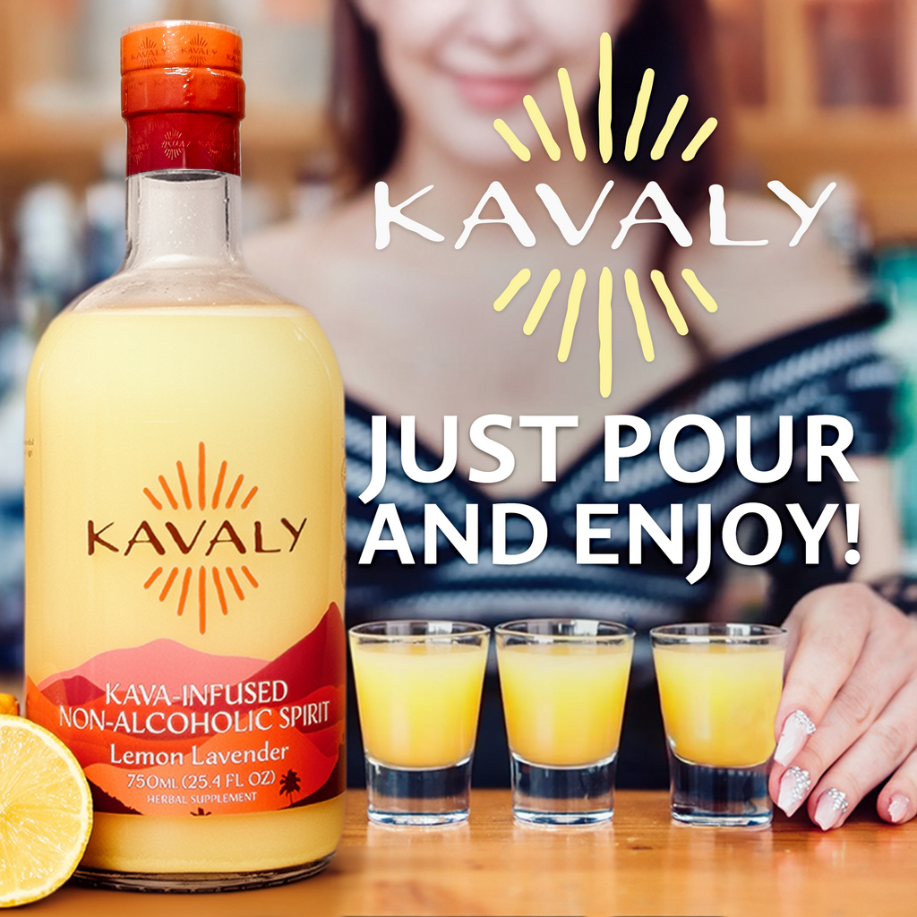 Kavaly Non-Alcoholic Kava-Infused Spirits 750ml