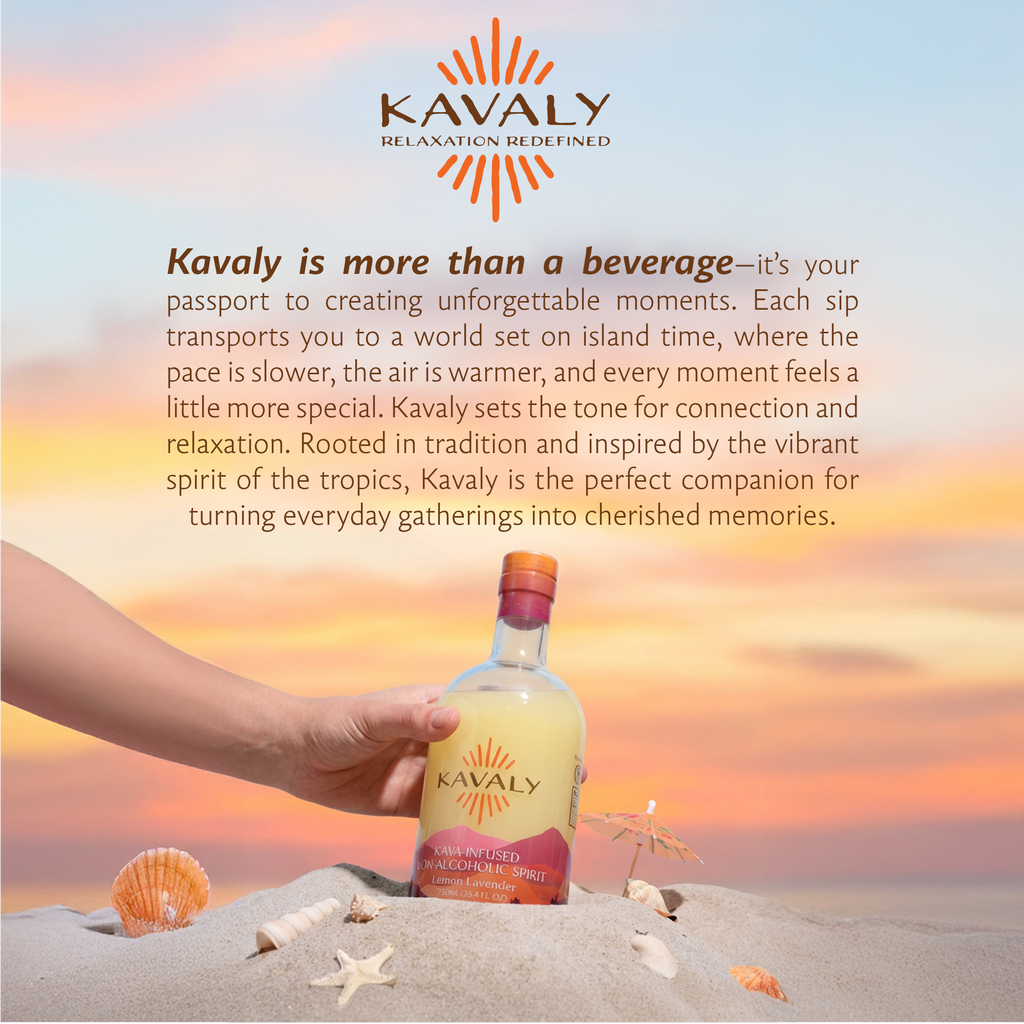 Kavaly Non-Alcoholic Kava-Infused Spirits 750ml