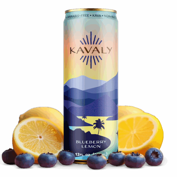 Kavaly Single Can Blueberry Lemon