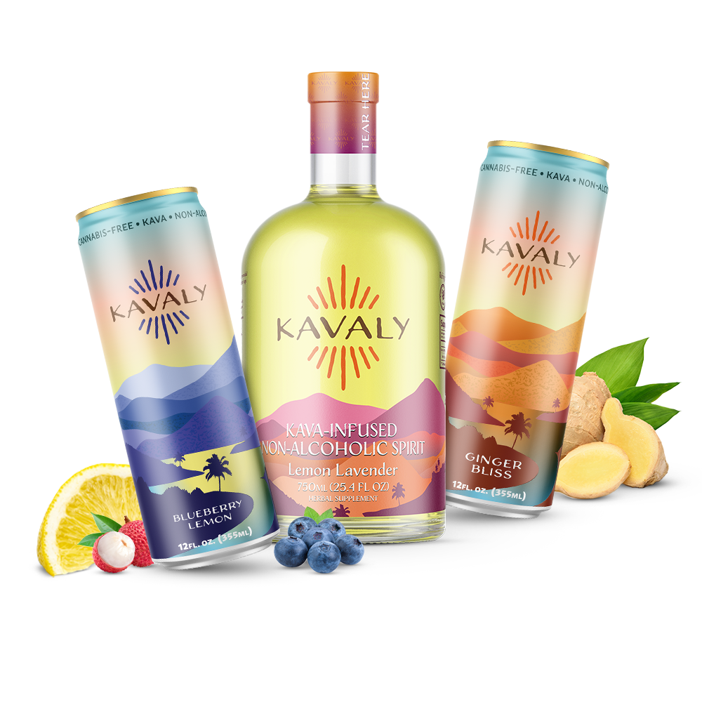 Kavaly Kava Infused Social Tonic Non-Alcoholic Spirits